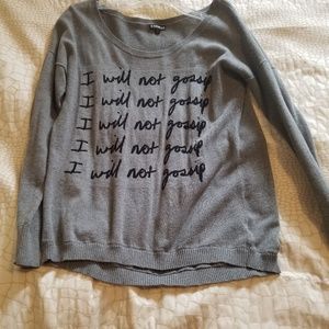 Express Grey Sweater size M